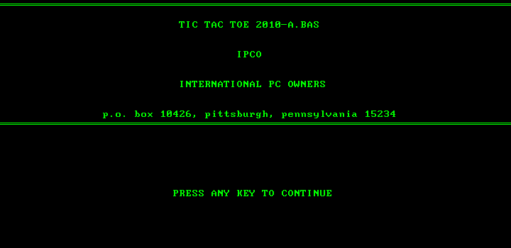 Tic-Tac-Toe