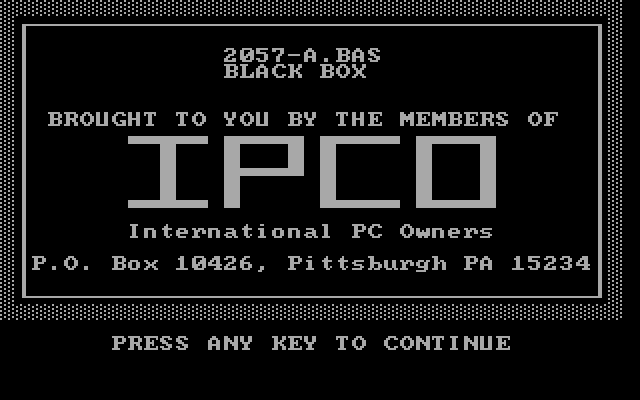 Black Box