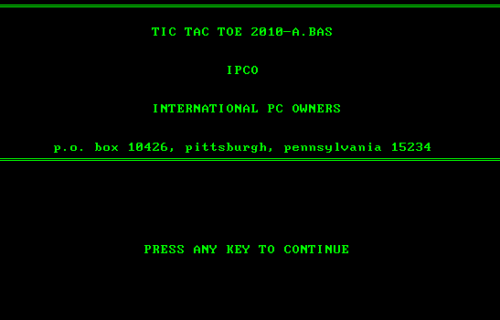Tic-Tac-Toe