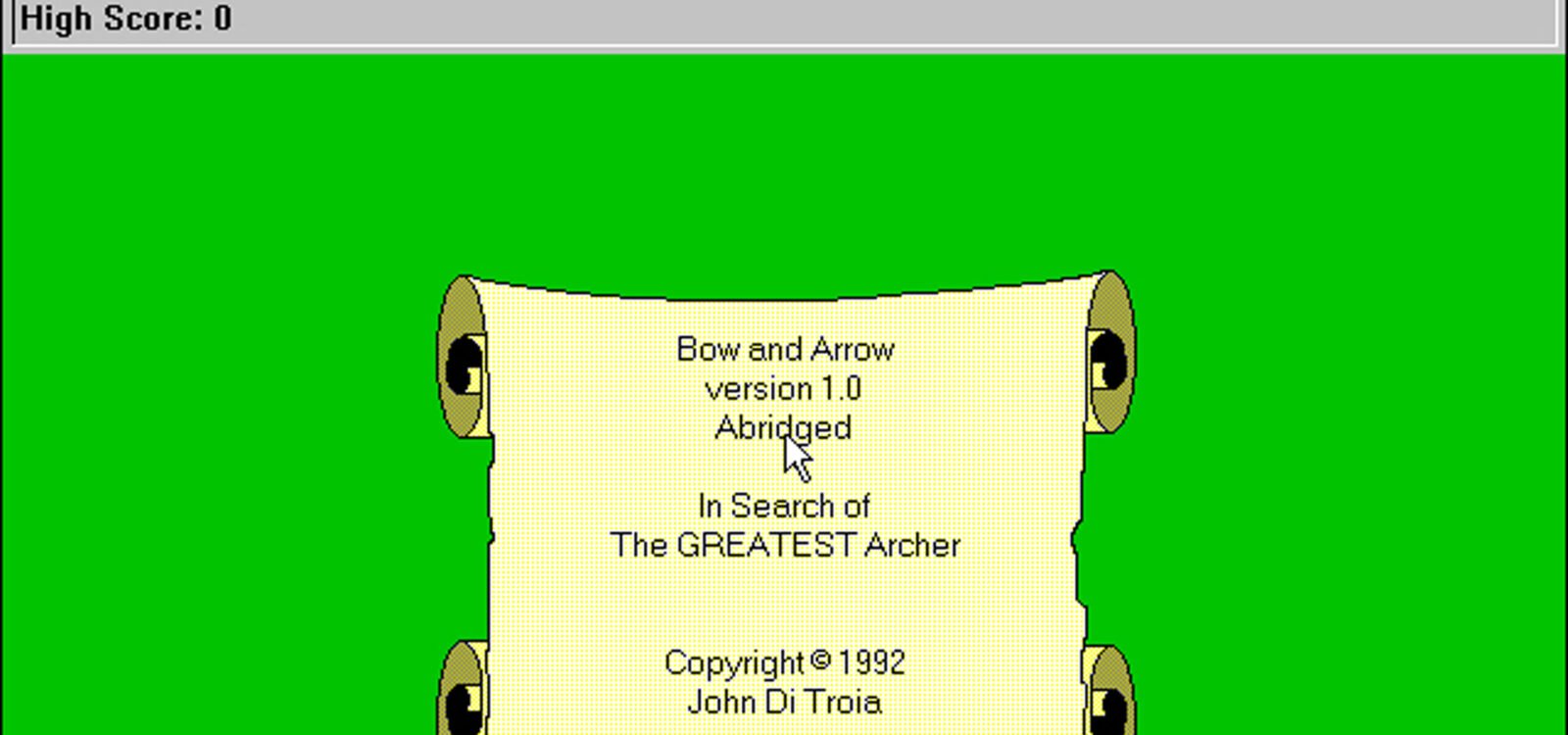 Bow and Arrow