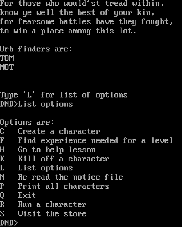 DND